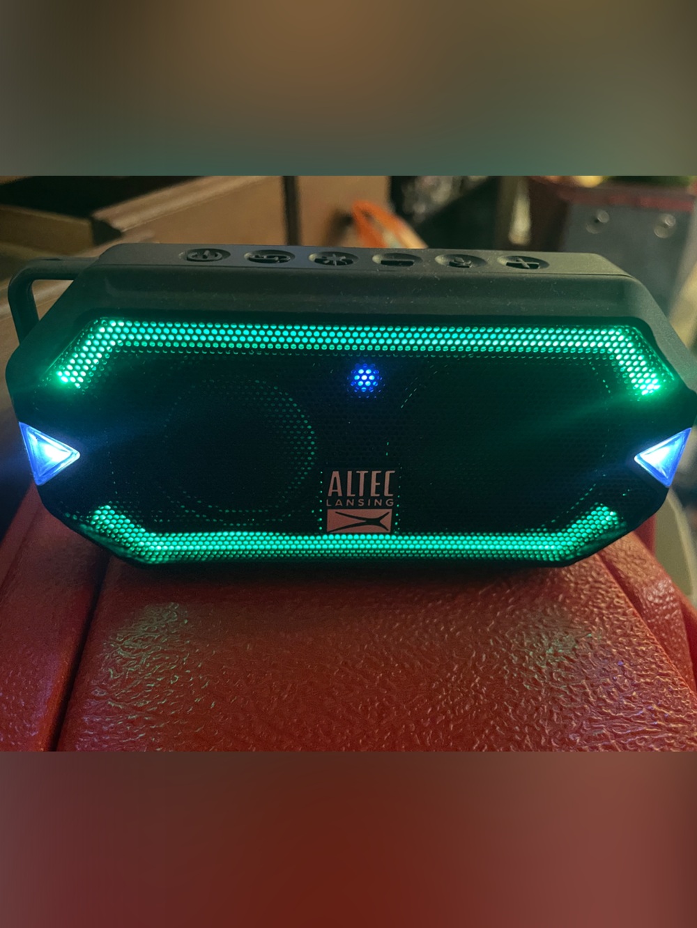 Altec Lansing Portable Bluetooth Speaker with LED Lighting
